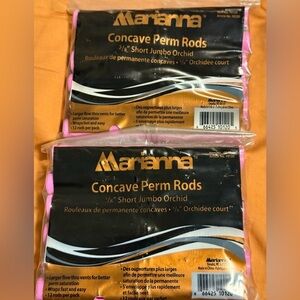 Mariana Concave Perm Rods - Orchid 7/8 short jumbo 2 sets new 12 in each